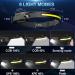 Rechargeable Headlamp 2Pack, 230Wide Beam Headlamp for Adults, LED Headlamp with Clips-Camping Gear, 6 Modes, Motion Sensor, Head Lamp Flashlight for Cycling, Running, Fishing, Camping A-2 - Buy Online on GoSupps.com