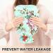 Hot Water Bottle with Bird Flowers - 1L Small Bag for Pain Relief Headaches Neck & Shoulders - BAP-Free - Buy Online on GoSupps.com