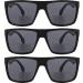 Yogo Vision Bifocal Reading Sunglasses for Men & Women - UV400 Classic Retro Style Readers Eyewear | 3 Pack +2.5 Black - Buy Online on GoSupps.com