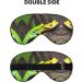 Green Geckos Print Unisex Sleep Mask - Double-Sided Eye Mask for Sound Sleep & Skin Care - Shop Internationally - Buy Online on GoSupps.com