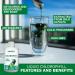 Liquid Chlorophyll Lime Basil 5X Concentrated 500ml Cold Extracted from Non-GMO Alfalfa - Detox - Alkaline - Natural Body Deodorant Antioxidant - Made in Canada - Buy Online on GoSupps.com