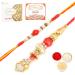 Ghasitaram Gifts Rakhis Online- Trust Alaways Bhaiya Bhabhi Rakhi with 200 GMS of Kaju katli and 200 GMS of Soan Papdi