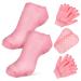 minkissy 2 Sets Spa Moisturizing Socks Remover Socks Moisturizing Socks Gloves Foot & Nail Tools Hand Foot Moisturizing Socks Moisturizing Socks Moisture Absorption Cotton Bath Mat