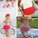Hoolchean Baby Girls 2PCS Tulle Ruffle Bloomer Set - White & Grey (0-6 Months) - Buy Online on GoSupps.com
