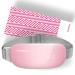 COOKCOK Heating Pad for Cramps  Menstrual Heating Pad  Portable Heating Pad for Period Pain Relief  Cordless Electric Heating Pad for Back Pain Relief with 3 Heat Levels & 3 Massage Modes  Pink