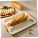 HOMSFOU 2 Pcs 3 Bread Silicone Mold Bread Pan Forms Silicone Bread Baking Trays Silicone Baking Mold Silicone Molds Loaf Pan Bread Baking Tin White Silica Gel Cake Second Generation Toast 34.5x24cmx2pcs Whitex2pcs - Buy Online on GoSupps.com