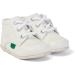 Kickers Unisex Kids Kick Hi Leather Ankle Boot - 2 UK Child, White - Buy Online on GoSupps.com