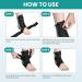 Buy Bukihome Ankle Brace for Maximum Support | Adjustable Lace-Up Design for Sprained Ankle Recovery | Medium Size in Black - Ideal for Running & Basketball - Buy Online on GoSupps.com
