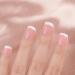 22 pcs French Semi Cured Gel Nail Strips Pink Nail Gel Polish Wraps Soft Self-Adhesive Nail Full Wraps Nail Strips Sticker Nail Tips Christmas Nail Wraps Sticker Decals French Pink White - Buy Online on GoSupps.com