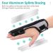 Lefeke Trigger Finger Splint - Multi Finger Brace for Hand Support | Finger Straightening Immobilizer for Arthritis & Broken Fingers - Size M Black - Buy Online on GoSupps.com