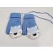 iEasey Cute Baby Winter Knitted Mittens On String | 0-3 Years | Fox Design | Insulated Fleece Gloves for Boys & Girls | Blue - Buy Online on GoSupps.com