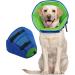 Kuoser Rescue Dog Collar - Adjustable Leak Protection for Dogs Prevent Bite & Wound Leakage - Comfortable Fit for Neck 34-40cm - Blue - Buy Online on GoSupps.com
