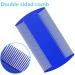 Flea Lice Comb 2 Pack Pet Flea Comb Set Cat Dog Flea Lice Tear Stain Remover Combs Fine Tooth Grooming Removal Tool for Removing Flea Egg Mites Ticks Dandruff Flakes - Buy Online on GoSupps.com