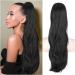 Ponytail Extensions 26 Inch Long Natural Wavy Drawstring Straight Hair Fake Tail Synthetic Hairpiece for Women Daily Use party Ponytail Extensions for Women(Blonde) 26inch Blonde - Buy Online on GoSupps.com