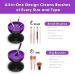 Electric Makeup Brush Cleaner Set - Automatic Spinner, Cleaning Mat - Christmas Gift for Her - Purple - Buy Online on GoSupps.com