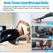 Vylaier Foam Roller - 3D Textured Fascia Roll for Deep Muscle Massage | Ideal for Pilates Yoga & Sports - Standard Middle-Hard Black - Buy Online on GoSupps.com