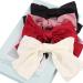 jklitio 4pc Oversized Bow Vintage Hair Clips with Spring Clips to Fix Hair Soft Satin Silk Ladies Hair Clips Ladies Hair Accessories for Christmas Everyday Party - Buy Online on GoSupps.com