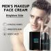 Men's Makeup Face Cream Mens Concealer Mens Face Moisturiser White Concealer Dark Circle Concealer Hydrating Face Cream Face Care for Even Skin Tone Moisturizing Spots Covering 50g - Buy Online on GoSupps.com