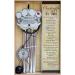 Pet Memorial Wind Chime - 18" Metal Casted Pawprint Wind Chime - A Beautiful Remembrance Gift for a Grieving Pet Owner - Includes Pawprints Left by You Poem Card