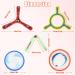 Deao 5-Part Soft Boomerang - Bright Glow Outdoor Toy for All Ages | Ideal Gift for Kids & Adults | Classic Litter Game - Buy Online on GoSupps.com