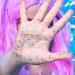 7DAYS Shine Bombita Glitter Gel 90ml - Sparkling Face, Hair & Body Makeup with Chunky Sequins for Party, Rave, Festival & Halloween - Quick-Drying Holographic Formula - Silver DOPE - Buy Online on GoSupps.com