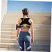 Hohopeti Belt Shoulder Rest Brace Holder Posture Band Back Support Belt Black Polyester - Buy Online on GoSupps.com