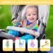 5 PCS Adjustable Silicone Pacifier Chain - BPA-Free Baby Cup Catcher & Stroller Toy Holder in 5 Colors | International Shipping - Buy Online on GoSupps.com