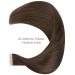 Buy If Salt Tape Extensions - Real Hair Chocolate Brown 10pcs | 30g 65cm Invisible Hair Extensions for Girls - Smooth Refill Pack #4 - Buy Online on GoSupps.com