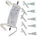 Complete 5-Day Urinary Kit | 5 Condom Catheters 750ml Leg Bag & Straps (Medium 25mm) - International Shipping - Buy Online on GoSupps.com