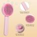 ZNOKA Cat Dog Grooming Brush - Self Cleaning Shedding & Massage Comb for Cats/Dogs with Short, Medium & Long Hair - Pink - Buy Online on GoSupps.com