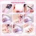 INGPING Glitter Gel Nail Polish Set - 6 Sparkly Colors for Women DIY Nail Art - Dazzling Diamond Varnish - Soak Off UV LED - 8ml - Buy Online on GoSupps.com