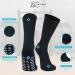 J&C Creations Hospital Socks for Men with Grips - Non-Slip Diabetic Neuropathy Socks - Bamboo Crew Socks (4-Pack) - Black (Size 10-13) - Buy Online on GoSupps.com