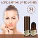 Eyebrow Stamp Stencil Kit with 10 Style Stencils - Waterproof Long Lasting Brow Makeup Definer in Black - Buy Online on GoSupps.com