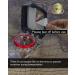 BIJIA Orienteering Map Compass -Sighting Mirror Compass with Adjustable Declination Clinometer and LED light for Hiking  Camping Orienteering Hunting Global Mountaineering Navigating and SAR training. - Buy Online on GoSupps.com