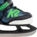 K2 Raider Beam Boys Adjustable Ice Skates 4-8 - Blue/Green | Premium Quality - Buy Online on GoSupps.com