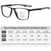 Photochrome Progressive Multifocus Reading Glasses - Self-Tinting Anti-Blue Light UV Protection Sunglasses for Outdoor Reading (2.0x Black/Gray) - Men & Women - Buy Online on GoSupps.com