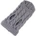 Famkit Pet Dog Roll Collar Sweater - Stylish & Warm Knitwear for Small Dogs (Size L: 8.8-11lb) - Premium Gray Dog Clothing - Buy Online on GoSupps.com