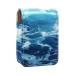 Travel Lipstick Organizer Case Lipstick Case Portable Makeup Bag With Mirror Blue Water Sea Ocea N690e0bzvd