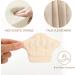 Self-Adhesive Heel Grips Inserts for Loose Shoes & Boots - Reusable Heel Guards - 4 Pack Apricot Heel Protector Pads - Buy Online on GoSupps.com