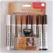 Furniture Markers Touch Up - Set of 17 - Furniture Scratch Repair Markers Kit  Wood Touch Up Markers and Wax Sticks with Sharpener  for Scratches  Stains  Floors  Laminate  Cabinet 8 + 8 Colors - Buy Online on GoSupps.com