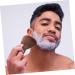 Men's Beard Brush with Wooden Handle - Premium Shaving Set & Hair Cleaning Brush - Travel Size 11x6.5cm - Musthave Grooming Accessory - Buy Online on GoSupps.com