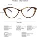 SOJOS Oversized Cateye Blue Light Blocking Glasses for Women - Lightweight TR90 Frame Computer Eyeglasses SJ5057 Yellow Tortoise Frame with Anti-Blue Light Lens - Buy Online on GoSupps.com