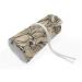 ABAKUHAUS Botanico Roll Up Pencil Case, Vintage Madre Natura Arte, Durable & Portable Pencil Organizer, 72 Holes, Beige and Talpa