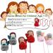 iNelihoo Toddlers Baby Warm Knitted Gloves with String Cute Deer Christmas Mittens Snow Gloves Baby Hanging Neck Gloves Fleece Lining Thermal Gloves Winter Cycling Gloves Mitten for Age 1-4Y Red - Buy Online on GoSupps.com