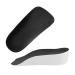 UamGlsob Height Increase Insole Shoe Lift Insert Orthopedic High Pads for Men & Women Shock Absorption Heel Lift Insole Arch Support Shoe Lifts Heel Cushion (Black 1.4"/3.5cm) Black 1.4"/3.5cm