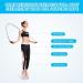 Adjustable Speed Rope - Foam Handle Slipproof Ideal for Fitness & Endurance Jumping - Perfect for Kids & Adults - Black/Red - Buy Online on GoSupps.com