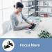 Ear Plugs for Sleeping - Reusable Silicone Noise Cancelling Hearing Protection | Travel & Snore Relief (2 Pairs - Black - Buy Online on GoSupps.com