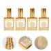 FRCOLOR 4PCS Refillable Travel Perfume Bottles - Mini 0.5oz Golden Perfume Spray for International Shipping - Buy Online on GoSupps.com