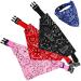 Dog Narrow Taozoey 3 PCs Pet Triangle Libbon Dog Bandana Schal Half Schaltschellsband for Pets Cats Bandana Narrow Dog For Small and Medium Size (L)