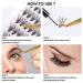 240 Pcs 20D Volume Individual Lash Clusters, Lightweight DIY Eyelash Extensions - 0.07mm C Curl False Lashes - 10/11/12/13/14mm - Buy Online on GoSupps.com